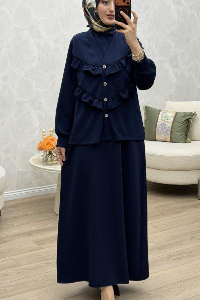 Arzu Elbise Lacivert