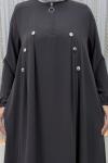 3 Düğme Elbise Antrasit