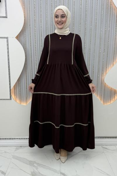 Aliye Elbise Kahverengi