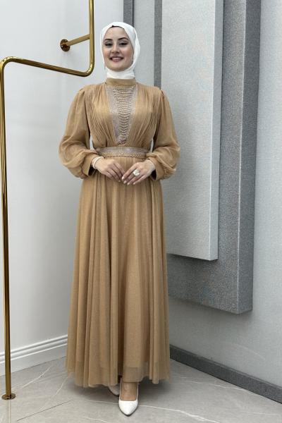 Amaris simli abiye  Vizon