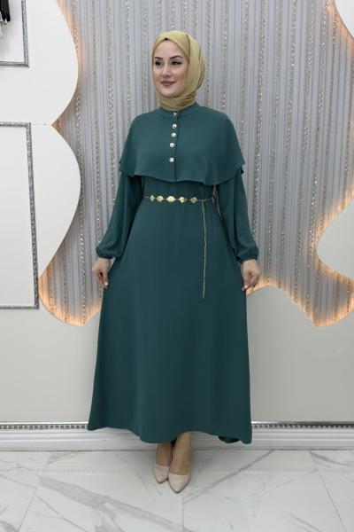 Azize Elbise Mint Yeşili