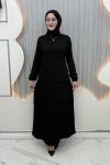 Belin Elbise Siyah