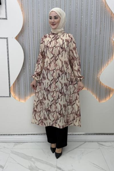 Belkıs Pantolonlu Takım Pudra