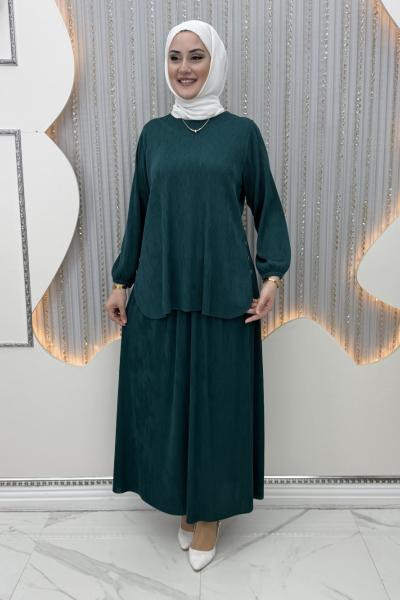 Bilsen Etekli Takım Zümrüt