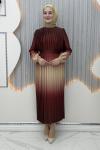 Birce elbise  Bordo