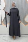 Büşra Elbise Gri