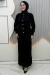 Çiğdem Etekli Takım Siyah