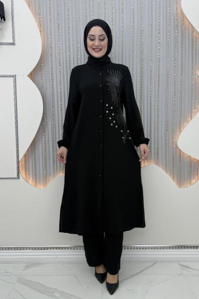 Duha taşlı takım Anadolu Siyahı