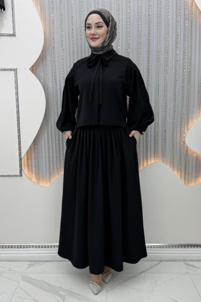 Duru Etekli Takım Siyah