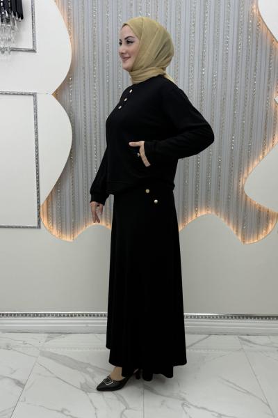 Duygu Etekli Takım Siyah