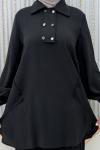 Elanur Pantolonlu Takım  Siyah