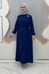 Esila Elbise Lacivert