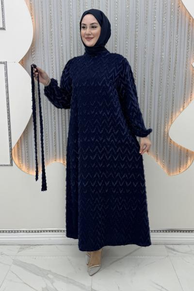 Feyza Elbise Lacivert