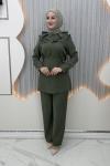 Firuze Pantolonlu Takım Haki