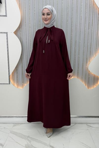 Gökçe Elbise Bordo