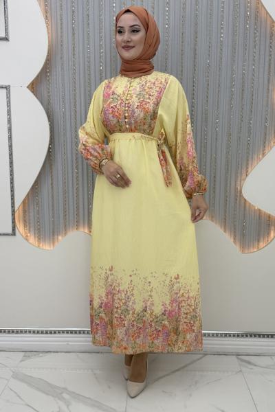Gülnihal Elbise Sarı