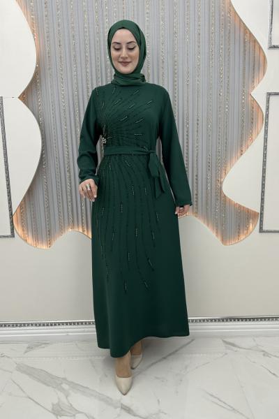 Hiranur Taşlı Abiye Zümrüt