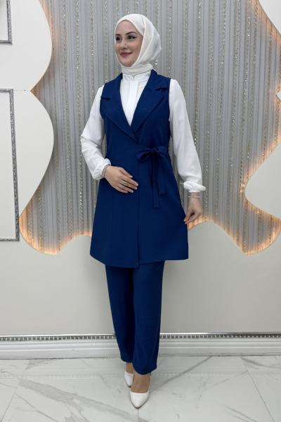 Kader Pantolonlu 3’lü Takım  Mavi