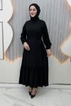 Kupra Elbise Siyah