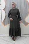 Kupra Elbise Antrasit