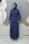Kuzgun Etekli Takım Mavi