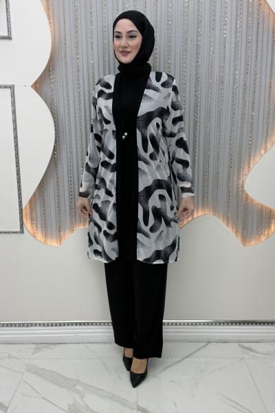 Melek 3’lü takım Siyah