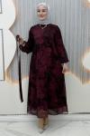 Mercan Elbise Bordo