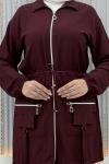 Mihsen pantolonlu takım  Bordo