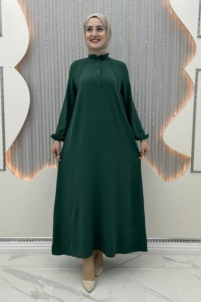 Nepal zincirli elbise Zümrüt