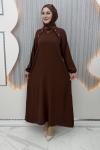 Nuray Elbise Kahverengi