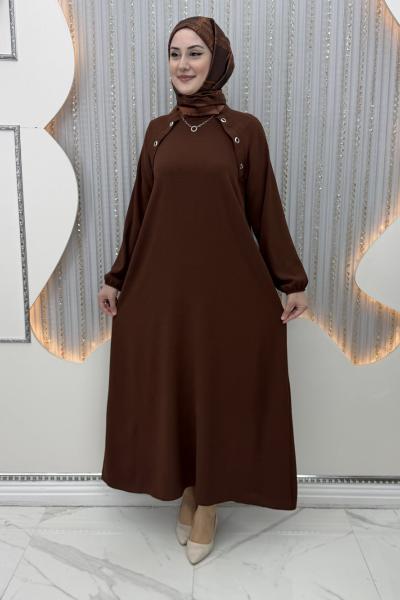 Nuray Elbise Kahverengi