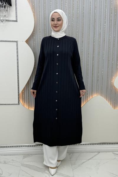 Piraye Hırka Elbise Lacivert