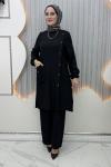 Resmiye Pantolonlu Takım  Siyah