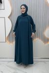 Selvinaz Elbise Petrol Mavisi