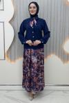Ümmüş Etekli Takım Lacivert