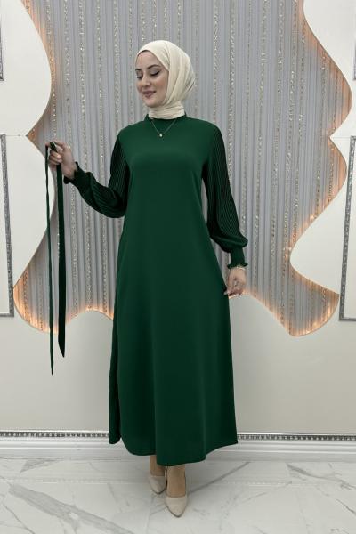 Yeni Parla Elbise Zümrüt