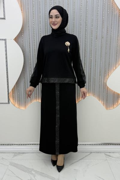 Zalen Etekli Takım Siyah