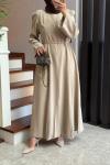 Mirage Elbise Bej