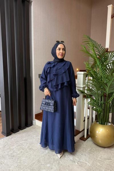 Riad Elbise Lacivert