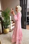 Sahara Elbise Pembe
