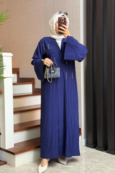 ZAHHA ABAYA TAKIM Lacivert