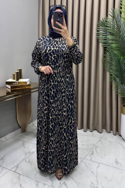 Açelya Elbise Lacivert