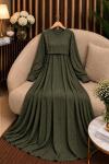 Ceylin Elbise Haki