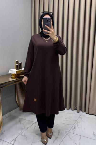 Filiz Tunik Kahve