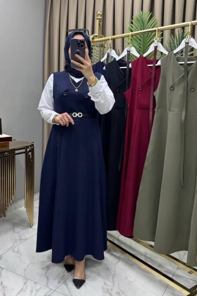 Kemerli jile gömlek ve  jile ikili takım