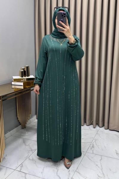 Reyhan Abiye Elbise Zümrüt