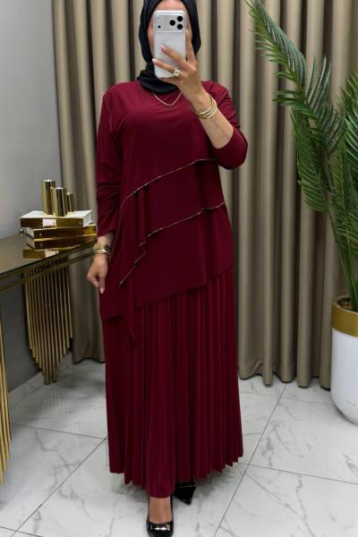 Sevgi Takım Bordo
