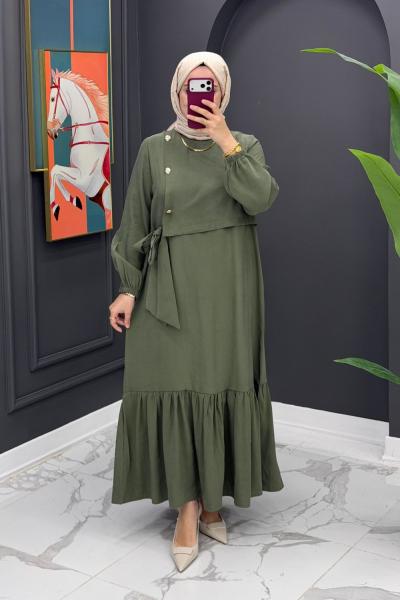 Azize Elbise - YEŞİL
