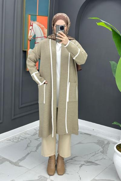 Best Triko Hırka - Vizon