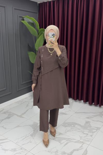 İrem Takım-Kahverengi